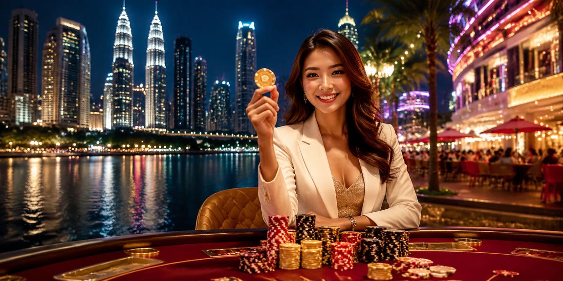 Meja baccarat klasik gaya Melayu di kasino 40100